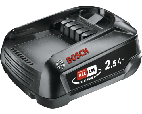 Batterie Bosch 18 volts avec 2.5 ampères-heures