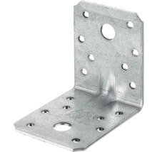 Équerre d'assemblage métallique avec trous de fixation