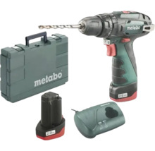 Kit de perceuse-visseuse sans fil avec foret, batterie, chargeur et coffret à outils