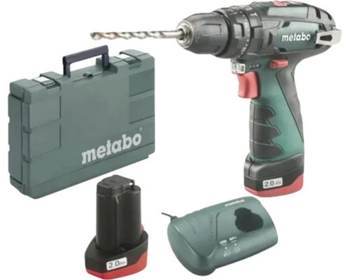 Kit de perceuse-visseuse sans fil avec foret, batterie, chargeur et coffret à outils