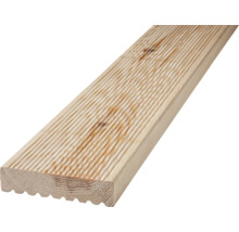 Geriffelte Holzterrasse Diele