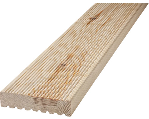 Geriffelte Holzterrasse Diele