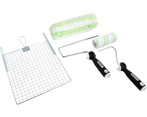 Kit de rouleaux à peinture avec bac à peinture, monture et rouleaux à peinture