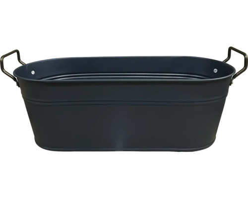 Ovale Zinkwanne mit Griffen