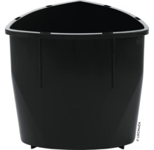 Cache-pot d'angle noir