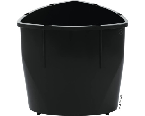 Cache-pot d'angle noir