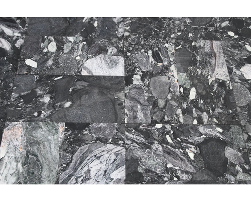 Gros plan de carreaux de sol en pierre naturelle