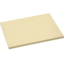 Panneau de contreplaqué en bois clair, rectangulaire, surface lisse.