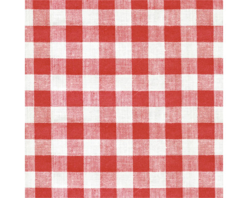 Motif à carreaux classique de style vichy en rouge et blanc.