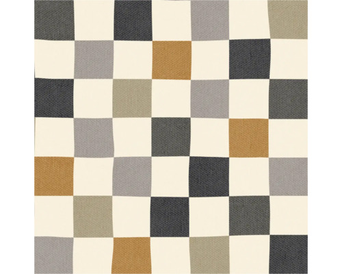 Papier peint ou tissu avec motif à carreaux irréguliers de différentes couleurs et texture textile.