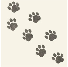 Motif avec plusieurs empreintes de pattes d'animaux.