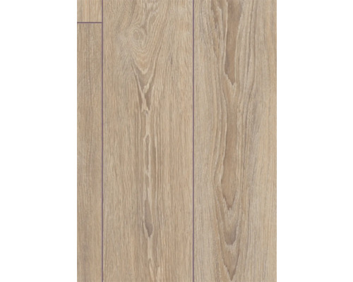 Laminatboden mit Holzstruktur in Dielenoptik.