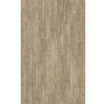 Laminatboden in Eichenoptik mit natürlicher Holzstruktur als Landhausdiele.
