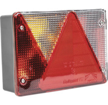 Feu arrière pour remorque Aspöck Multipoint IV avec réflecteur triangulaire intégré.