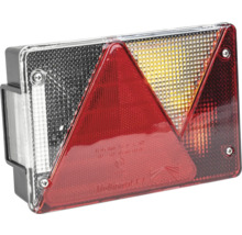 Feu arrière multifonction pour remorque, Multipoint II, avec catadioptre triangulaire intégré.