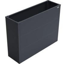 Jardinière surélevée Weka en métal anthracite, rectangulaire, Weka Logo.