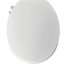 Weisser Toilettensitz mit integrierter Duschfunktion und seitlichen Bedienelementen.