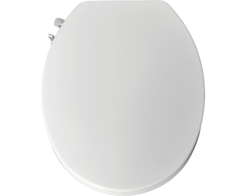 Weisser Toilettensitz mit integrierter Duschfunktion und seitlichen Bedienelementen.