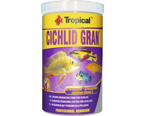 Nourriture en granulés Tropical Cichlid Gran 1 l