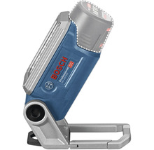 Akku-Arbeitsleuchte Bosch Professional GLI 12 Volt-330 mit verstellbarem Metallbügel.