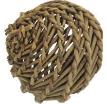 Geflochtener Weidenball für Kleintiere aus Naturmaterial