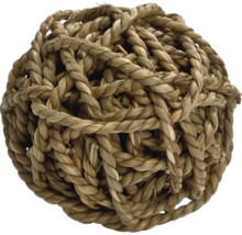 Spielball aus geflochtenem Naturseil