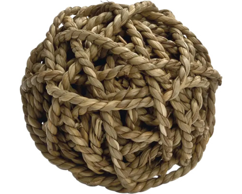 Spielball aus geflochtenem Naturseil