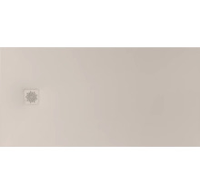 Receveur de douche rectangulaire et plat de la marque Laufen avec un couvercle de vidage carré.