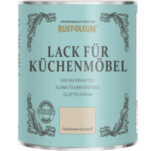 Peinture Rust-Oleum pour meubles de cuisine, coloris caramel salé, certifiée sans danger pour les jouets.
