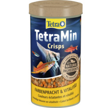 Nourriture TetraMin Crisps pour poissons d'ornement avec ingrédients naturels sans conservateurs ni colorants pour les couleurs et la vitalité.