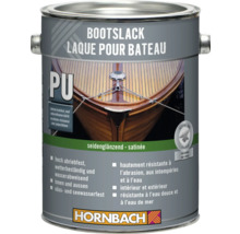 Laque pour bateau Hornbach renforcée au polyuréthane satinée, résistante à l'abrasion, aux intempéries et aux chocs. Hornbach Logo