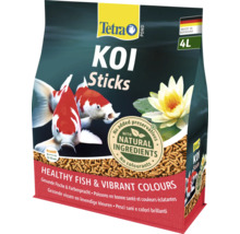 Tetra Pond Koi Sticks Fischfutter, 4 Liter, hergestellt in Deutschland, natürliche Inhaltsstoffe, ohne Konservierungsstoffe und Farbstoffe.