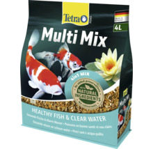 Nourriture Tetra Pond Multi Mix 4 en 1 pour poissons de bassin, sac de 4 litres, ingrédients naturels pour poissons sains et eau claire.