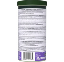 Arrière de la boîte de nourriture pour poissons de bassin Tetra Pond Variety Sticks avec ingrédients, conseils de nutrition et code-barres.