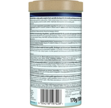 Nourriture pour poissons Tetra Cichlid Colour Mini Pellets, boîte de 170 grammes avec informations sur le produit et code-barres.