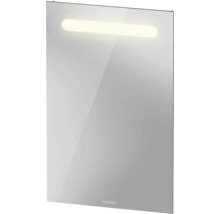 Rechteckiger Duravit Wandspiegel mit integrierter LED Beleuchtung oben mittig für das Badezimmer