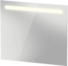 Rechteckiger Duravit LED Badezimmerspiegel mit integrierter Leuchte im oberen Bereich