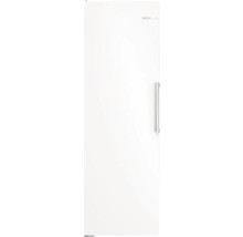 Hoher weisser Kühlschrank mit vertikalem Griff und Bosch Logo