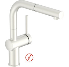 Mitigeur de cuisine basse pression avec douchette extractible et levier latéral