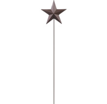 Gartenstecker in Sternform aus Metall