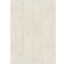 Laminatboden oder Vinylboden in heller Holzoptik mit feiner Maserung und Ästen.