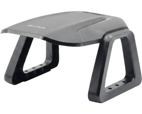 Garage de tondeuse robot MOVA, pour Lidax 1000 Garage Mova pour robot tondeuse en plastique gris foncé.