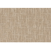 Moquette bouclée beige avec un motif texturé.