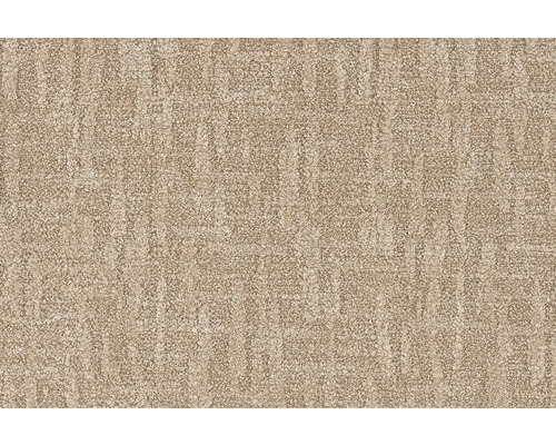 Moquette bouclée beige avec un motif texturé.