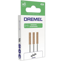 Dremel Kettensägen-Schleifstein 454 mit 4,8 Millimeter Durchmesser zum Schärfen von Kettensägen, 3 Stück