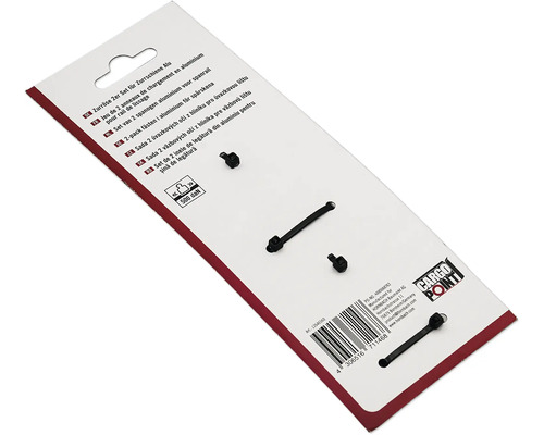 Arrière de l'emballage du jeu de 2 anneaux de chargement Cargo Point pour rails en aluminium, avec une capacité de 500 décanewtons.