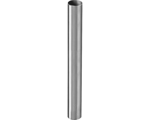 Tube cylindrique en acier inoxydable avec une surface lisse.