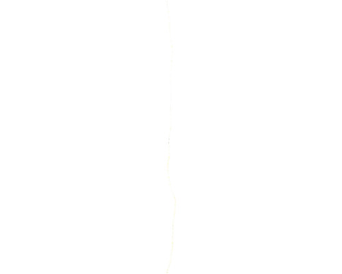 Vertikale LED-Lichterkette mit kleinen warmweißen Lampen.