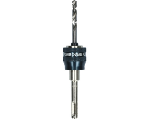 Bosch adaptateur Power Change Plus avec foret de centrage en métal pour scies-cloches.