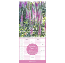 Familienplaner Kalender 2027 mit Gartenmotiv, Spiralbindung, inklusive Feiertage, Ferientermine und Jahresübersicht, Alpha Edition.